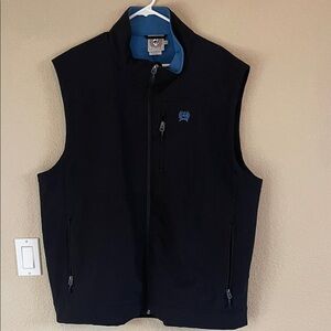 Cinch Black and Blue Men's Vest